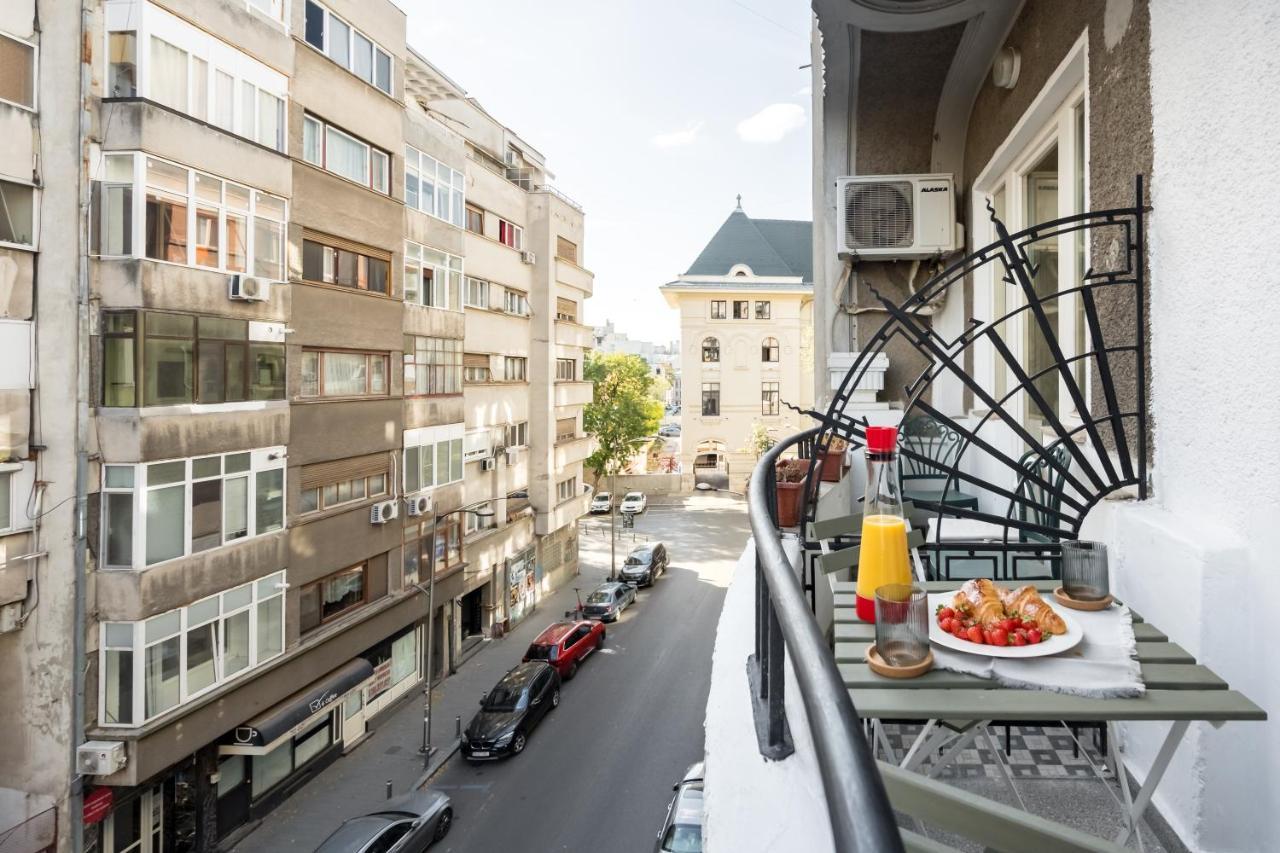Cismigiu Serenity: 1Br Flat With Scenic Balcony Boekarest Buitenkant foto